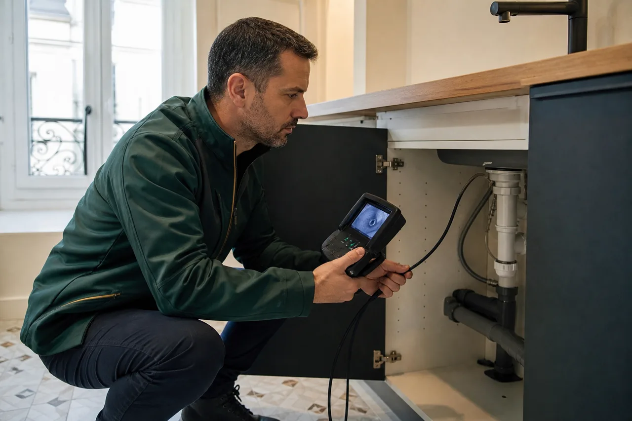 Expert en bâtiment et évacuations d’eaux usées avant achat