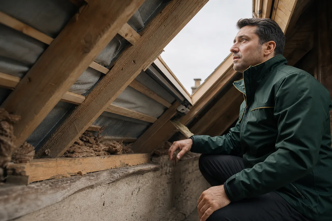 Expert en bâtiment pour inspecter une toiture